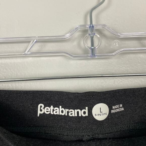 Betabrand Pants Straight Leg Comfort Charcoal Gray Yoga Trouser Large Petite - Picture 6 of 11